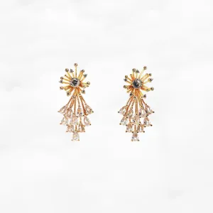 Versatile Firework Zircon Stud Earrings