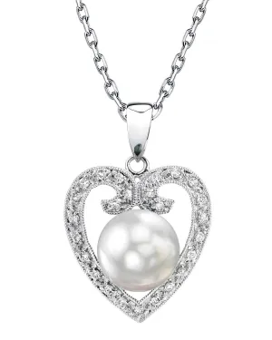 White South Sea Pearl & Diamond Serenade Pendant