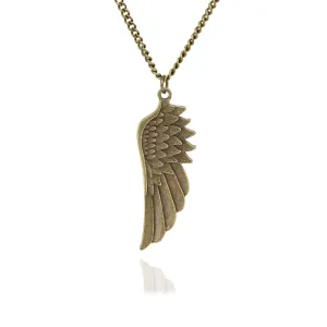 Wing Necklace (Bronze-Plated)