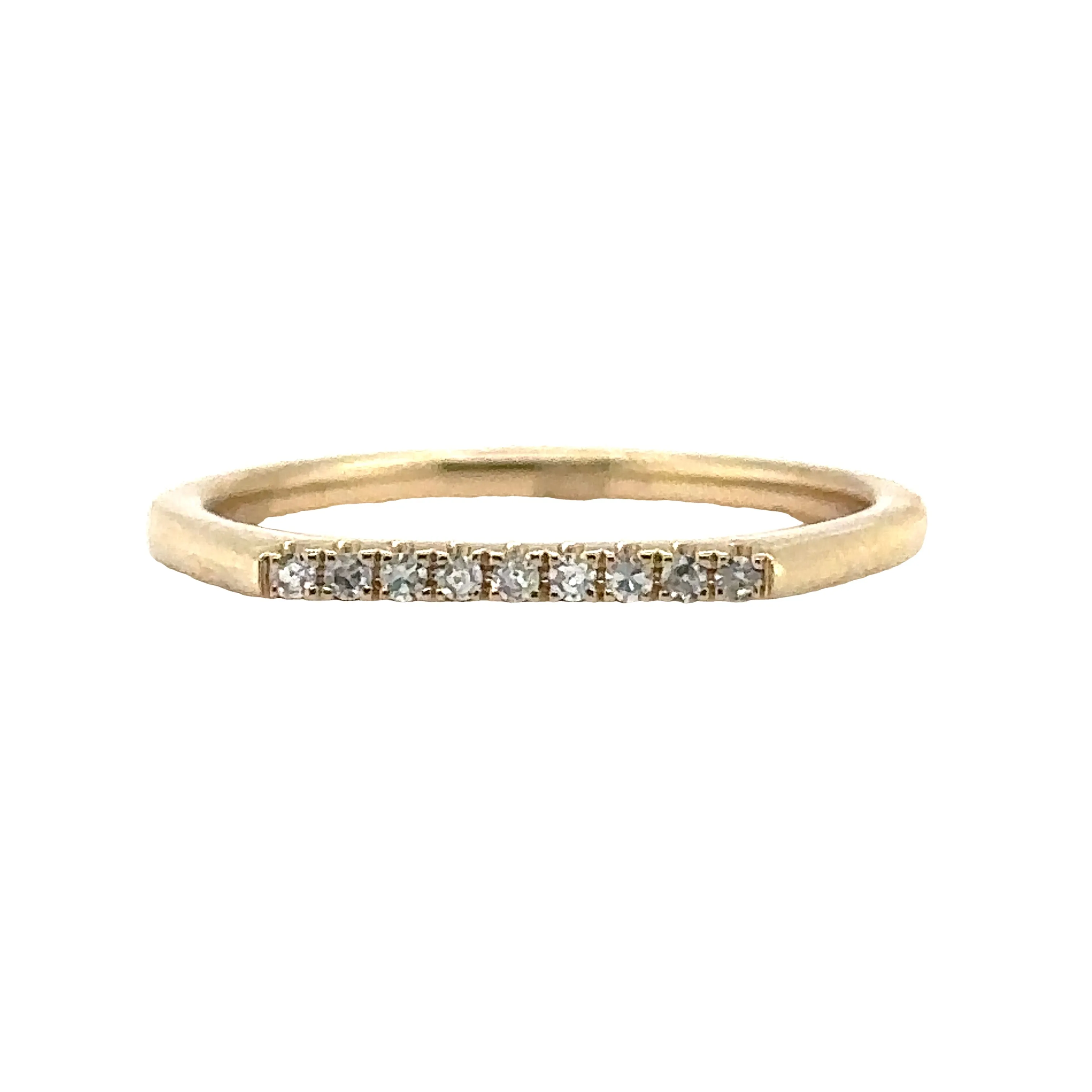 Yellow Gold Diamond Stacking Fashion Band